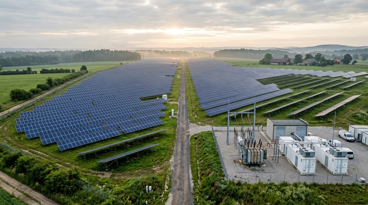 Wielkoskalowa farma fotowoltaiczna w Polsce – sprawdź jakie są aktualne dofinansowania na farmy fotowoltaiczne i magazyny energii.